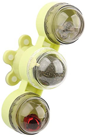 Suphyee 5 Interaktives Katzenspielzeug Windmühle,Interaktives Katzenspielzeug mit Saugnapf Crush | Massage-Kratz-Kitzel für Katzen-Kätzchen