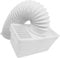 QUAILITAS Tumble Dryer Condenser Kit [4 Pieces] – Universal Tumble Dryer Internal Condenser Kit with 1M Vent Hose Box, Accessories – Washing Machine Accessories