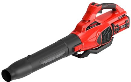 PRORUN 60V 680 CFM 190 MPH Brushless Cordless Handheld Leaf Blower with 2.5 Ah Battery and Charger PBL160H