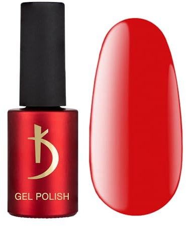 UV Nagellack Gel für Nägel - Orange Red - Gel Nail Polish UV-LED -7ml- langlebig - Glanz Maniküre - DIY Nageldesign - Farbe GelNägel Manicure