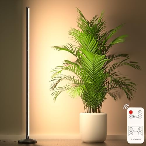 bedee Lámpara LED para Plantas de Interior: Luz para Plantas Espectro Completo de 6000K para Germinación con Temporizador y Lámpara Ajustable en 10 Niveles para Invernadero con Accesorios para Colgar