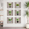 Traziewell Wandsticker Küche Grüne Pflanze Wandtattoo Abnehmbarer PVC Bonsai Wandaufkleber Topfpflanze Vase Blätter Wandbilder für Schlafzimmer Wohnzimmer Esszimmer 0405