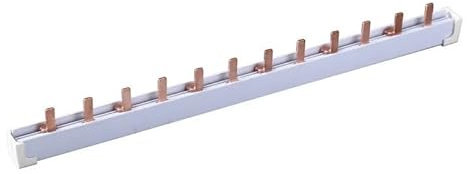 ETTROIT - Peigne tableau électrique terminal de connexion 2P 2 pôles 63A 12 modules de 22,5 cm de long