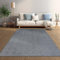 Taracarpet Weicher Kurzflor Designer Teppich in Hasenfell-Optik Supersoft ideal fürs Wohnzimmer Schlafzimmer und Kinderzimmer kacheln anthrazit 120x170 cm
