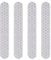 MUEOSI Vorderradgabel for Elektroroller, for Segway, for Ninebot, MAX G30 G30D Schutz Ersatzteile Radhalterung Gabel Dekorative Abdeckung Reflexstreifen(Max g30 White)
