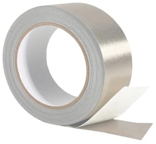 Faraday - Nastro adesivo doppio conduttivo in tessuto, 50 m, per schermatura EMI, riparazioni elettriche, cablaggi auto (25 mm)