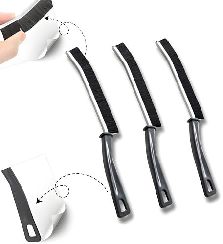 MAWR - 2 X 3Crevice Cleaning Brush, Bathroom Tile Groove Gap Brush, Premium Crevice Cleaning Tool Magic Brushe, Brushes for Difficult Places to Reach, Thin Brush for Home Kitchen