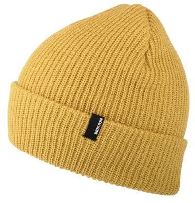 Brixton Heist Beanie Mütze mit Umschlag - Dijongelb