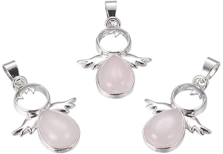 Stiesy Stili assortiti ornamenti da appendere ciondoli con pietre preziose ciondoli perline di pietra ciondoli per artigianato fai da te decorazione domestica