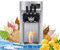 Commercial Ice Cream Maker Machine with LED Display and 3 Flavors, 1200W Automatic Soft Serve Ice Cream Machine, 3L*2 Frozen Sorbet Yogurt Gelato Maker, 16-18L/H Pre-cooling Auto Clean