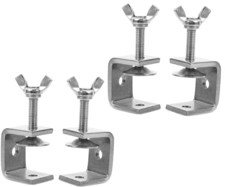 POPETPOP 4pièces Pince c Petite Acier Inoxydable Pour Travail Serre-joints c Compact Robuste Pinces Menuiserie Serrage Maintien