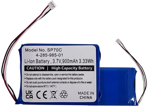 HIGHAKKU Batterie de rechange SP70C 4-285-985-01 compatible avec console de jeu So-ny PSP E1008, E1004, E1002, E1000, E1003