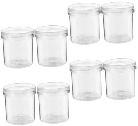 TOBBOMEY Boîte De 8 Loupes pour Insectes, Bocal, Loupe, Récipient, Loupe, Récipient, Visionneuse D'Insectes, Expérience Scientifique, Loupe, Bocal, Loupe D'Observation, Pots À Insectes
