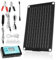 10W Solar Car Battery Charger Maintainer 12V Waterproof Solar Panel Portable Solar Trickle Charger for Car Boat Lawn Mower RV Trailer Tractor ATV Utility Vehicle Battery (Advanced Kit)