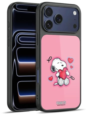 Head Case Designs Offizielle Peanuts XOXO Snoopy Plankenweg-Spritzpistole Gel Armour Hülle [Militärischer Schutzgrad] kompatibel mit Apple iPhone 17 Pro Max