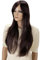 CAISHA 70cm Perücke Kiara Fasching Karneval Cosplay Party Perücke Kiara Langhaar Braun PHK23