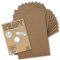 50 Blatt I Vintage Kraftpapier DIN A3 125 g/m² natur-braunes Recycling-Papier, 100% ökologisch Brief-Bogen I UmWelt by GUSTAV NEUSER®