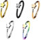 Tapsi´s Coolbodyart® Piercing Ring Continous für Nase Ohr Edelstahl Chirurgenstahl 316L 8mm Stern 5er Set