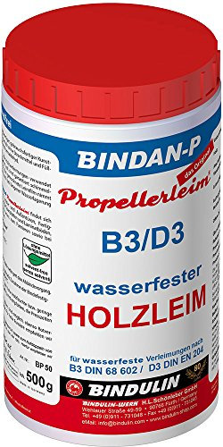 Bindulin Bindan-P Propellerleim Holzleim Leim Wasserfest (500g PE-Dose)