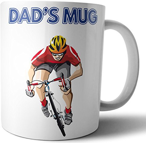 AK Giftshop Dad's Mug - Cycling Cyclist Themed Fathers Day/Birthday Gift