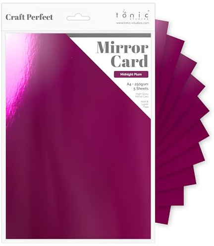 Tonic Studios Cardstock, Plum, Size A4