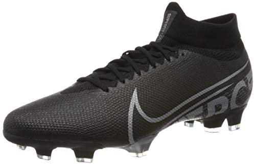 Nike Herren Superfly 7 Pro FG Fußballschuhe, Schwarz (Black/Metallic Cool Grey-Cool Grey 001), 47 EU