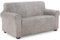 TIANSHU Samt Sesselbezug 2 sitzer,Soft Velvet Plush Couchbezug stilvolle Luxus-Möbelbezüge Anti-Rutsch-High Stretch Sesselbezug(2 Sitzer,Hellgrau)
