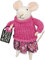 Primitives by Kathy 33570, Box Sign Mouse - Love You More, 4 Inches Tall Multi
