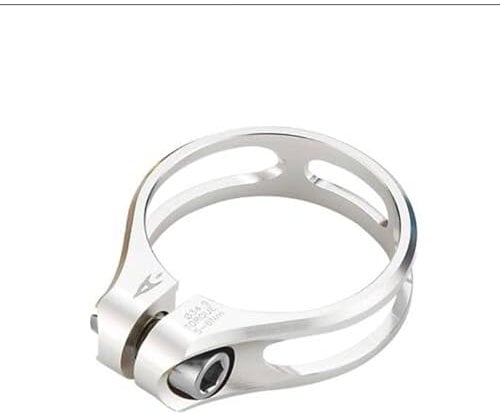 Aerozine Ultralite QR Seat Post Clamp with Titanium Bolt 34.9 Road/MTB-Silver