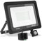 Treoir LED Strahler Außen Mit Bewegungsmelder 10W, Superhell 1000LM Außenstrahler 3500K Fluter Flutlicht, IP66 Wasserdicht Scheinwerfer für Garten, Garage, Hof (Warmweiß, 10Watt)