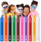 AOMIG Pinturas Cara para Niños, 10 Colores Seguridad No Tóxica Crayones Pintura Cara, Pintura Corporal y Facial para Barriga Embarazada, Pinturas Maquillaje Halloween Festival Fiesta Cosplay