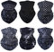 wonderCat LONDON 6 PCS Unisex Neck Warmer, Tube Seamless Multifunctional Balaclavas, Face Cover, Face mask, Cycling mask, Ski Mask, Face Snoods Headwear, Cycling Daily Wear (Great Mix A (Z6DWMIXA))