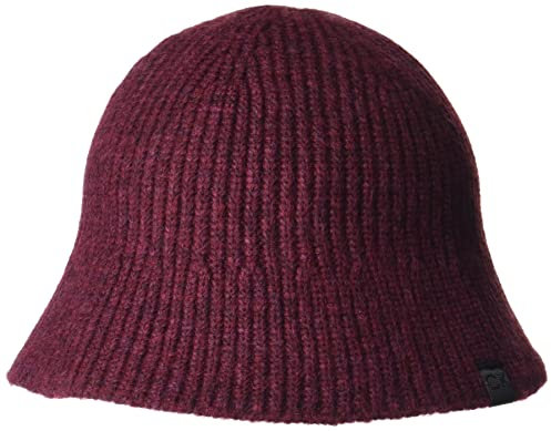 Calvin Klein Damen Soft Knit Bucket Hat Winter-Hut, Rhabarber, Einheitsgröße