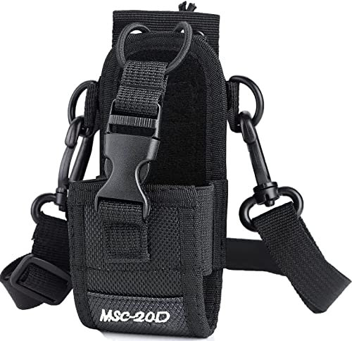 Litensh molle porta radio da cinturone porta radio tattico cintura radio fondina radio militare borsa con cinturino Supporto per GPS telefono walkie talkie 20D