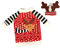 Warmhm 2st Weihnachten Rentier Flasche Kleidung Weihnachtsmittelstück Weihnachtswein Deckt Rentier-ornament Miniatur-pullover-mütze Holiday Wine Bottle Cover Weihnachtsflasche Weinflasche