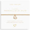 Joma Jewellery A Little Gold MARVELLOUS MUM Bracelet | 17.5cm Stretch Adjustable Wrist Stacking Bracelet