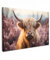 MuchoWow© Wandbilder 60x40 cm Wohnzimmer Wanddeko Schlafzimmer Zimmerdeko Fotowand Deko auf Wand Dekoration Wall Art Kuh Leinwand - Schottisches Hochlandrind - Highland Cow Bild - Hörner