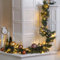 MARELIDA LED Tannengirlande - Weihnachtsgirlande - 35 warmweiße LED - L: 1,8m - Timer - Batterie - grün
