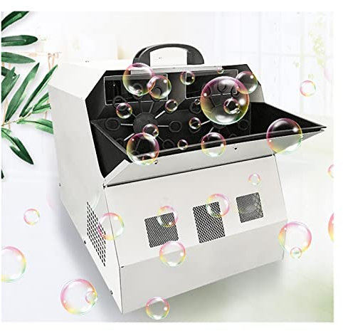 CPARTS Automatisches Blasengebläse, zweirädrige Rauchblasenmaschine, Färben von Rauchblasen, All-in-One-Maschine für drinnen und draußen, Garten, Geburtstag, Hochzeit, Party ()