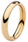 Qudo INTERCHANGEABLE gold Ring BASIC small für Aufsätze (52)
