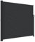 vidaXL Toldo Lateral retráctil Negro 180x500 cm