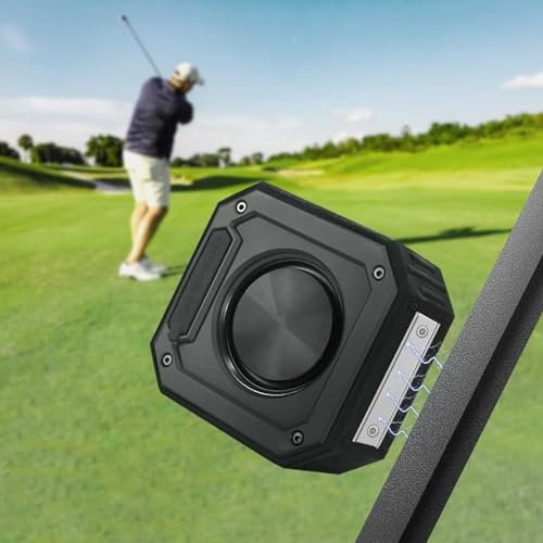 Portable Bluetooth Speaker, Golf Speaker - Magnetic, Outdoor IPX7 Waterproof Bluetooth Speaker, 15W Loud with Bass, Wireless Speaker, Golf Cart Accessories, Gifts for Men