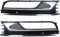 ASTRAE Auto Nebelscheinwerferrahmen Für VW Passat B7 2012-2016,Vorne Links Rechts Stoßstange Nebelscheinwerfer Grill Abdeckung,Auto Gitter Schützen Set,1 Pair