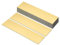 PATIKIL 8x2 Blank Name Plates, 30 Pack Custom Engraved Name Plate Rectangle Laser Engraving Blanks for Personalized Nameplates Office Door DIY Painting Supplies, Gold, Black