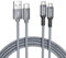 BASESAILOR Google Pixel 9 8 pro Cavo USB C 3M/2P,Cavi Filo Caricatore Ricarica Rapida Tipo C per Pixel 7 6 5,Samsung Tab S9 S10 S6 A9 FE Plus,A56,iPad Air 4 5 mini 7 6,Airpods 4,MacBook,Airpods 4