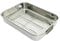 Roasting Pan with Rack Stainless Steel Baking Trays Heavy-Duty Roasting Tin Tray for Oven | Dishwasher Safe & Warp-Resistant, Small – 27 x 20 cm Silver