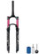 Forcella Ammortizzata Bici 26 27.5 29 Pollici Dritta/conica AIR-32 1-1/8 Lega di Magnesio Regolazione Rimbalzo per Forcella Anteriore MTB QR 9mm(Tapered Manual,26 Pollici)