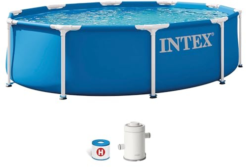 Intex 28202ND 3.05m x 76cm Metal Frame Pool Set (Includes Filter Pump)