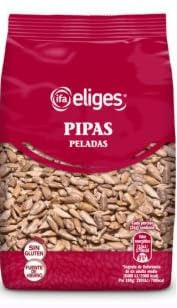 Ifa Eliges Graines de Tournesol Décortiquées Grillées et Salées, Pack de 6 Sachets de 125g