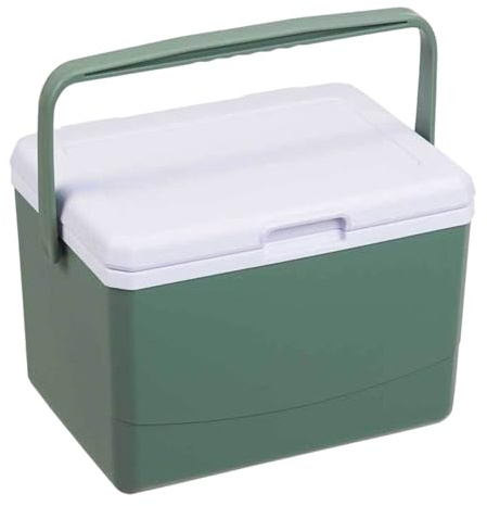 Hard Cooler Lunch Box, 5L Large Capacity Insulated Portable Cooler with Handle, Leak-Proof Lunch Boxes for Camping, Picnic, Beach
